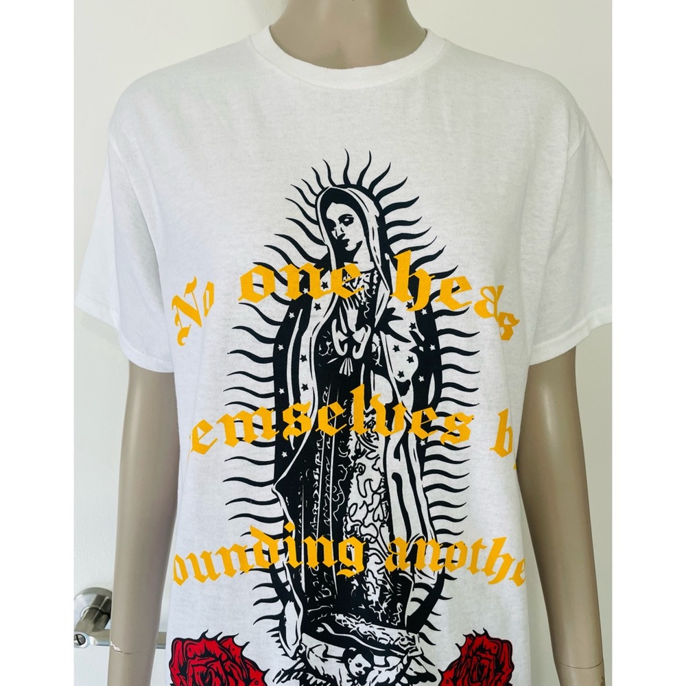 Virgin Mary Graphic Tee NWT! - Picture 4 of 13